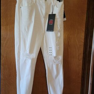 Celebrity Pink Crisp White Jeans